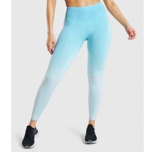 Tek Gear Leggings Ombre Blue Green
